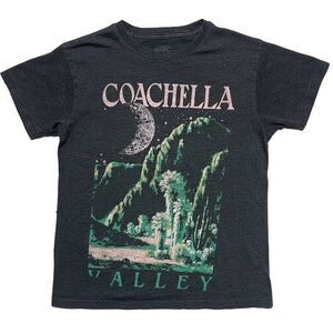 Mighty Fine Coachella Valley Moon Desert Graphic Tee Sz S